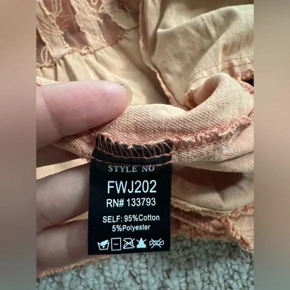 Pol peach Lace blazer size S - Picture 7 of 7